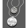 Kenneth Cole Silvertone Mixed Metal and Crystal Accent in Gray - Lyst
