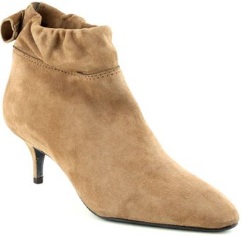 Lanvin Bottine Kitten Heel Bootie - Lyst