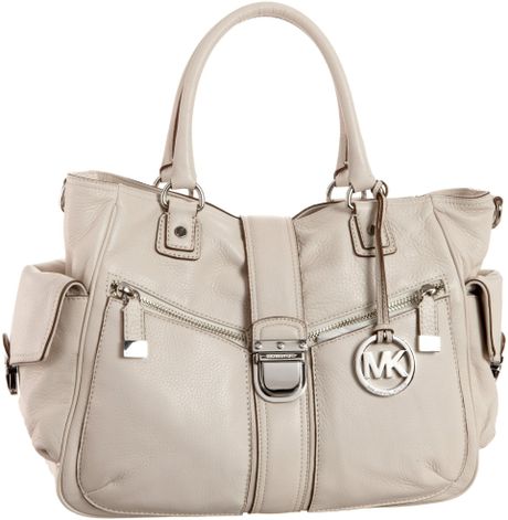 Michael By Michael Kors Michael Michael Kors Riley Large Tote in White (vanilla) - Lyst