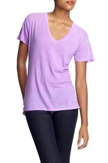 Monrow Tissue V-neck Tee - Lyst