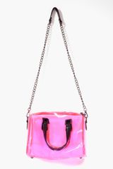 Nasty Gal Electric Jelly Bag Pink
