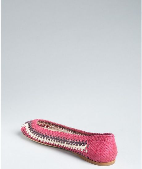 prada woven flats