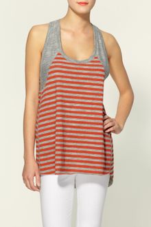 Rag & Bone Raglan Racer Tank - Lyst