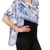 Roberto Cavalli Submarine Print Silk Chiffon in Blue - Lyst