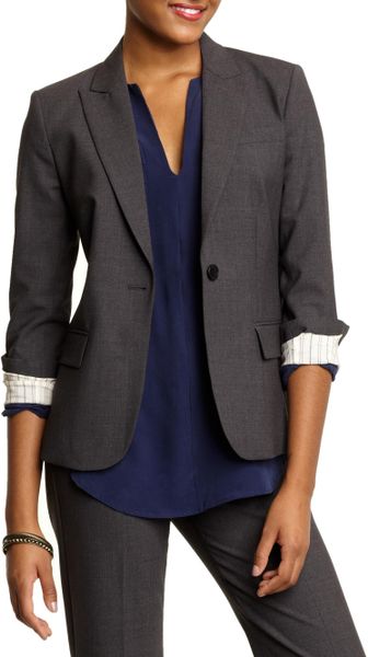 Theory Gabe B Blazer In Gray (charcoal) | Lyst