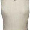 Topshop Chain Metallic Crop Top in Gray (multi) - Lyst