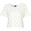Topshop Embellished Cross Sweat in Beige (white) - Lyst