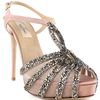 Valentino Jewelry Studded Sandal in Pink - Lyst