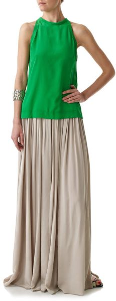 Yigal Azrouel Silk Snap Top - Lyst
