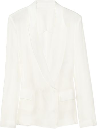 Acne Tate Silkcrepe Blazer - Lyst