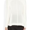 Acne Tate Silkcrepe Blazer in White - Lyst