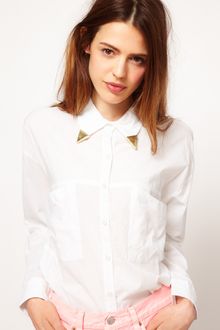 Asos Asos Smooth Triangle Collar Tips - Lyst