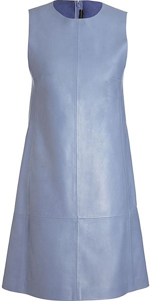  Leather Sleeveless Dress 