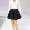 Carven Full Skirt and White Shirt Dress in Black (white) - Lyst