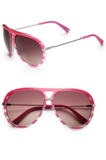 Dior Striped Plastic Aviator Sunglasses - Lyst