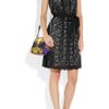 Dkny Stretchlace Dress in Black - Lyst