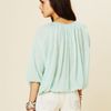 Free People Fp One City Peasant Blouse in Blue (light teal) - Lyst