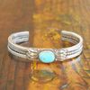 Free People Vintage Turquoise Cuff in Blue (turquoise) - Lyst