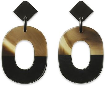 Hermes Lacquer Horn Jewellery Hermès Earrings - Lyst