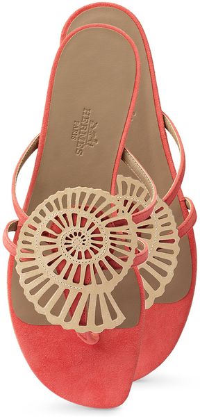 Hermes Shoes Hermès Elbe in Orange (papaya) - Lyst