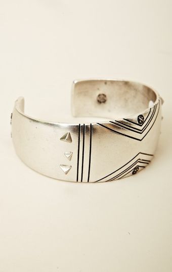 House Of Harlow Etched Spike Cuff - Lyst