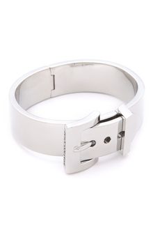 Juicy Couture Wide Buckle Bangle - Lyst