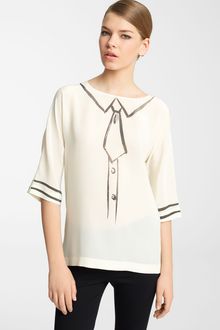 Moschino Cheap & Chic Trompe Loeil Blouse - Lyst