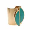 Paige Novick Enamel Stone Cuff in Green - Lyst