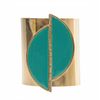 Paige Novick Enamel Stone Cuff in Green - Lyst