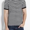 Polo Ralph Lauren Black and White Stripe Polo Shirt in Black for Men - Lyst