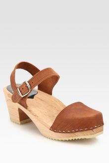 Rachel Comey Carmelia Leather Mary Jane Slingback Clogs - Lyst