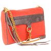 Rebecca Minkoff Rebecca Minkoff Mac Clutch Color Block Clutch in Red (coral/grey) - Lyst