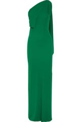 Roland Mouret Henleigh Oneshoulder Crepejersey Gown
