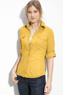Sandra Ingrish Roll Sleeve Shirt - Lyst
