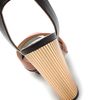Zara Laminated Heel Sandal in Brown (two-tone) - Lyst