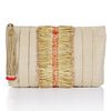 Anya Hindmarch Natural and Pink Raffia Sonny Clutch in Beige (natural) - Lyst