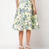 Asos Collection Asos Midi Skirt in Floral Print in Blue (yellowprint) - Lyst
