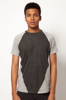 Asos T-shirt with Insert Triangle - Lyst