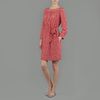 Aspesi Printed Silk Crêpe De Chine Dress in Floral (red) - Lyst