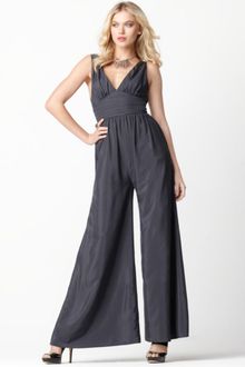 BCBGeneration Sleeveless V Neck Pleated Wide Leg - Lyst