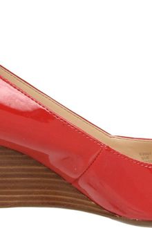 Calvin Klein Sue Patent Wedge Pump - Lyst