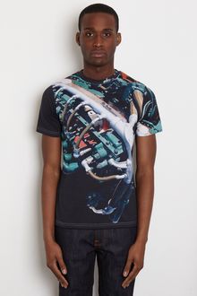 Christopher Kane Christopher Kane Mens Black Engine Tshirt - Lyst