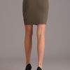 David Lerner Paneled Skirt in Green (army) - Lyst