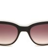 Elizabeth And James Lexington Rectangle Sunglasses in Black for Men (black & white frame/brown lens) - Lyst