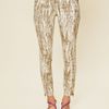 Free People Feather Print Ankle Crop in Beige (cream combo) - Lyst