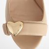 Love Moschino Nude Leather Platform Shoe in Beige (nude) - Lyst