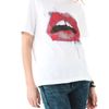 Markus Lupfer Painted Lip Tee in White - Lyst