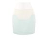 Mugler Twotone Mini Skirt in Neoprene Crepe in White - Lyst