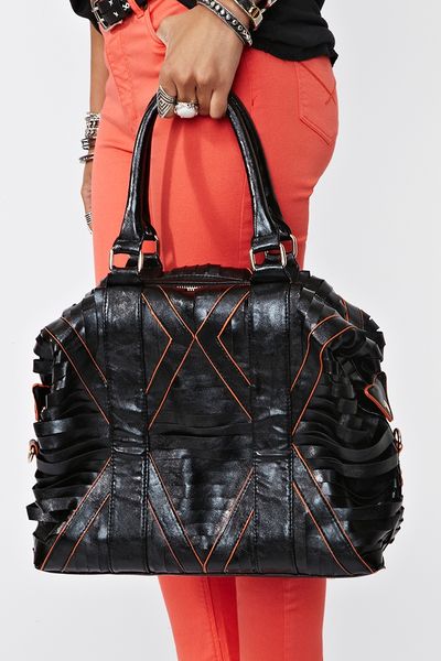 Nasty Gal Slashed Tote Bag in Black - Lyst