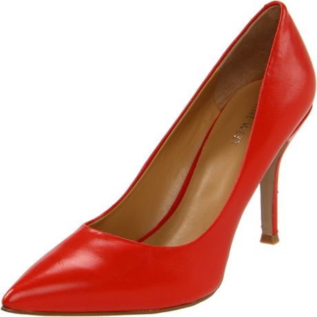 Nine West Flax Pump in Orange (orange leather) - Lyst